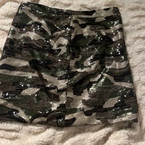Camouflage skirt